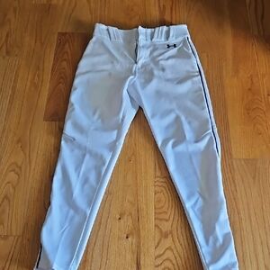 Under Armour White Athletic Baseball Pants